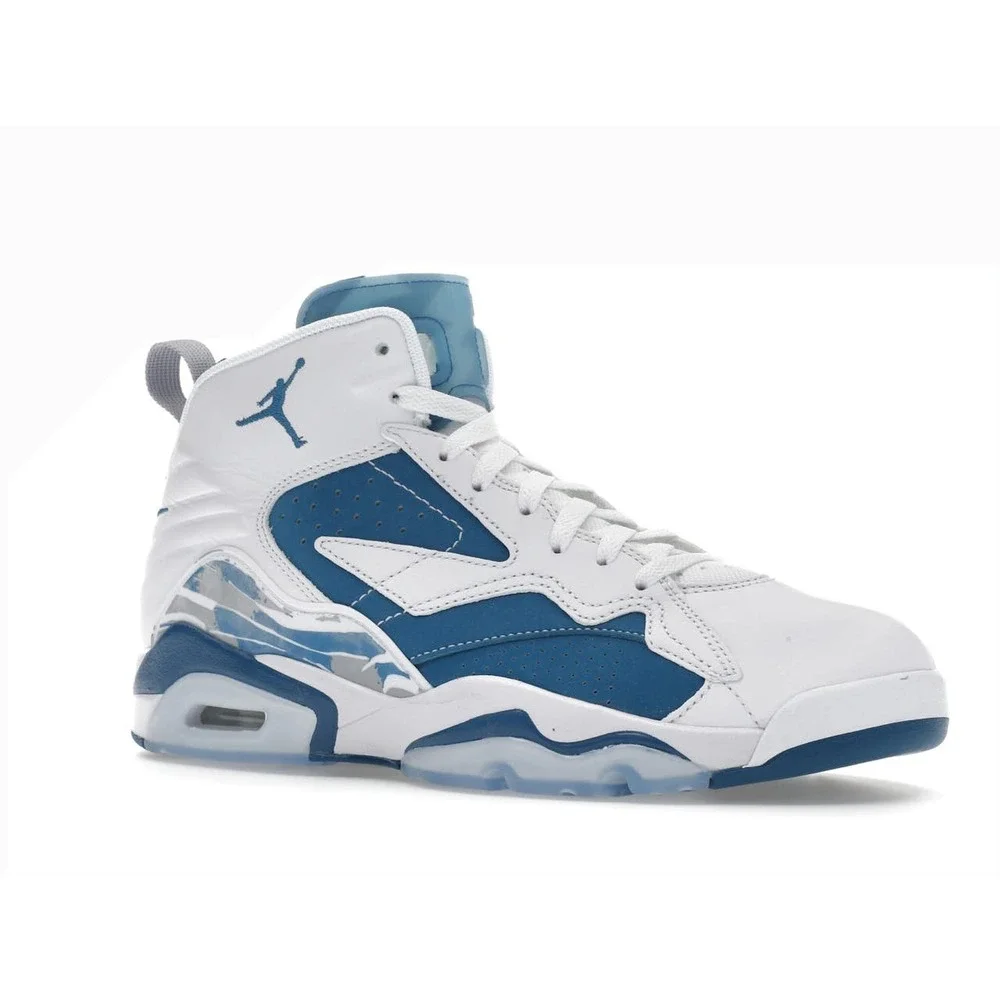 Jordan MVP Basketball Shoes Industrial Blue Mens 9.5 White High Top DZ4475-104